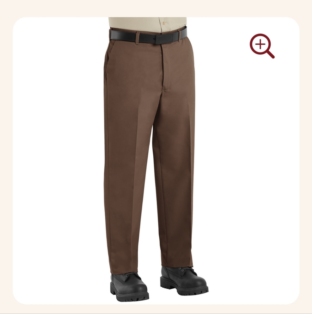 Red Kap brown work skate pants 44x28 new
